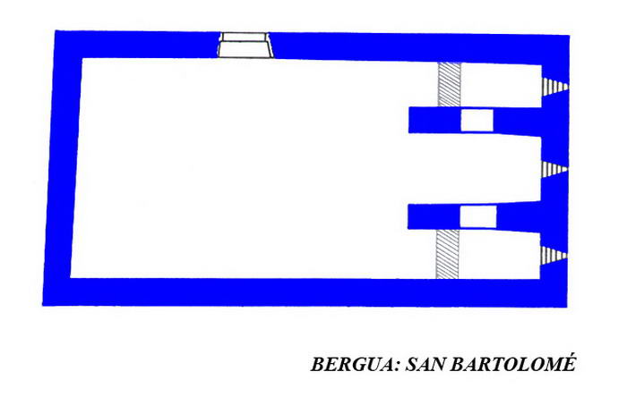 SAN BARTOLOMÉ DE BERGUA:PLANTA